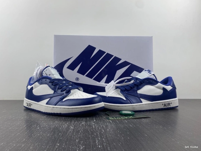 JORDAN TRAVIS X DM7890-101 SCOTT CUSTOM OFF-WHITE X AIR 1 0630